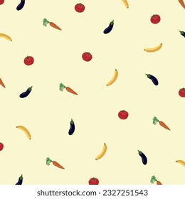Vegetables Wallpaper Background Icon Vector Design.