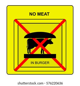Vegetarian burger.