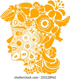 Vegetarian face