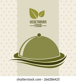 vegetarian food design, vector illustration eps10 graphic 