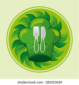 vegetarian food design, vector illustration eps10 graphic 