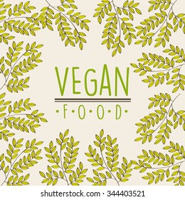 vegetarian food design, vector illustration eps10 graphic 