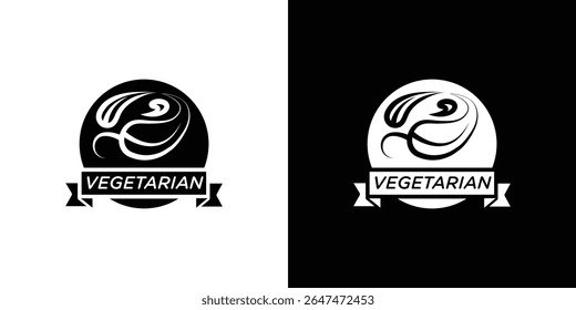 Vegetarian food diet icon Isolated flat vector in outline