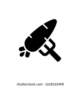 Vegetarian food icon.  Icon for menu