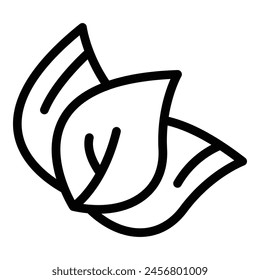 Vegetarian food icon outline vector. Diet vegan. Eco free