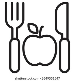 vegetarian food icon vector illustration isolated sign