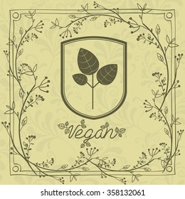 vegetarian food menu design 