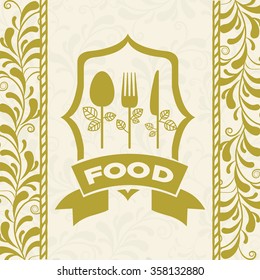 vegetarian food menu design 