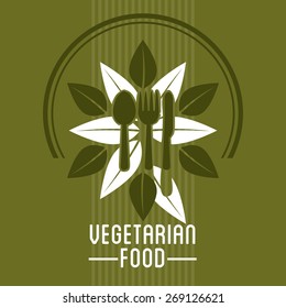 vegetarian food menu design, vector illustration eps10 graphic