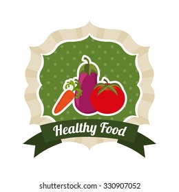 vegetarian food menu design, vector illustration eps10 graphic 