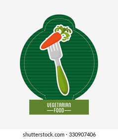 vegetarian food menu design, vector illustration eps10 graphic 