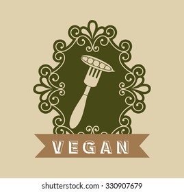 vegetarian food menu design, vector illustration eps10 graphic 