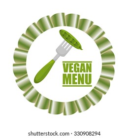 vegetarian food menu design, vector illustration eps10 graphic 