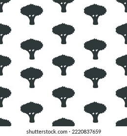 Vegetarian, Fruit and Vegetables Seamless Pattern Design with Fresh, Organic and Natural Food in Hand Drawn Flat Cartoon Background Illustration
