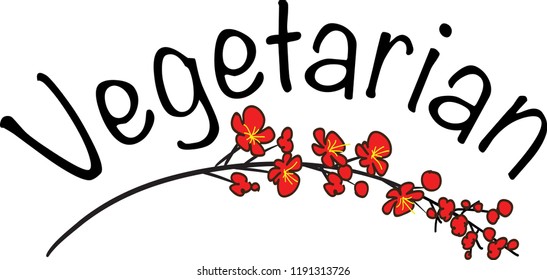 vegetarian icon flower