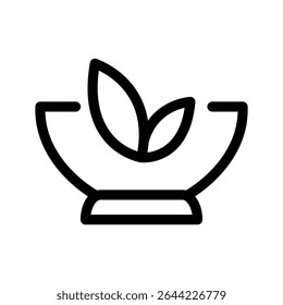 Ilustração de design de símbolo de vetor de ícone vegetariano