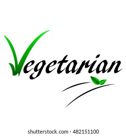Vegetarian logo.