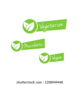 Vegetarian, Macrobiotic & Vegan Labels