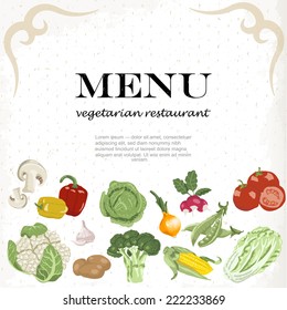 Vegetarian meals are available. Horizontal Vegetable background