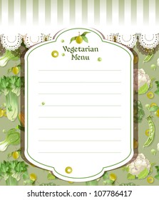 vegetarian menu