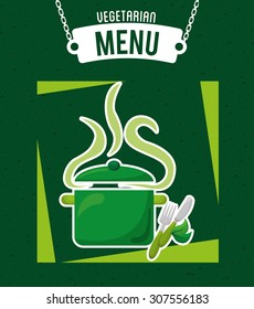 vegetarian menu design, vector illustration eps10 graphic 