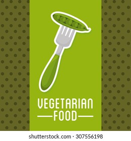 vegetarian menu design, vector illustration eps10 graphic 