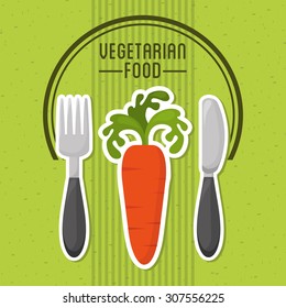vegetarian menu design, vector illustration eps10 graphic 