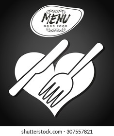 vegetarian menu design, vector illustration eps10 graphic 