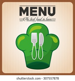 vegetarian menu design, vector illustration eps10 graphic 