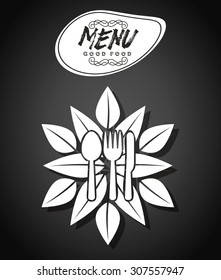 vegetarian menu design, vector illustration eps10 graphic 