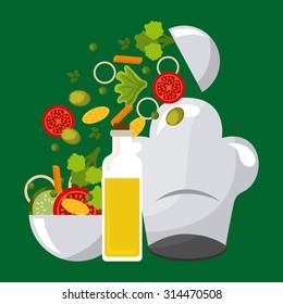 vegetarian menu design, vector illustration eps10 graphic 