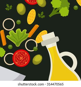 vegetarian menu design, vector illustration eps10 graphic 
