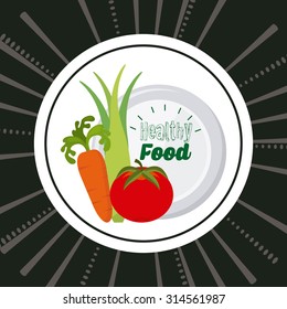 vegetarian menu design, vector illustration eps10 graphic 