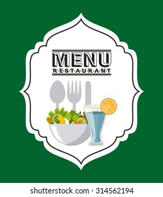 vegetarian menu design, vector illustration eps10 graphic 