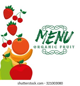 vegetarian menu design, vector illustration eps10 graphic 