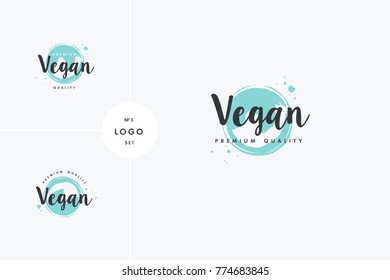 Vegetarian natural product icons and elements collection for food market, ecommerce, organic products promotion, healthy life and premium quality food and drink