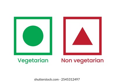 Vegetarische und nicht-vegetarische Emoji-Symbole, Kontrollkästchen für Lebensmittel