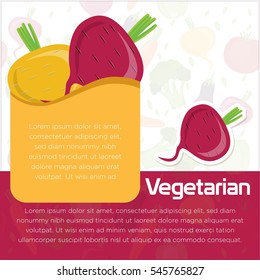Vegetarian poster, Happy vegetarian day