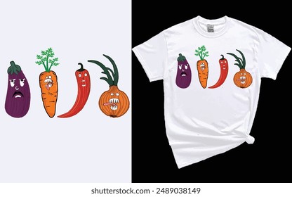 Vegetarian Shirt, Vegetables T shirts, Veggie Shirt, 