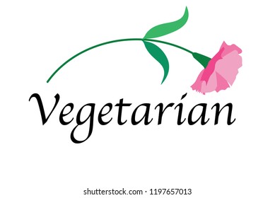 vegetarian sign icon vector