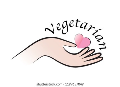 vegetarian sign icon vector