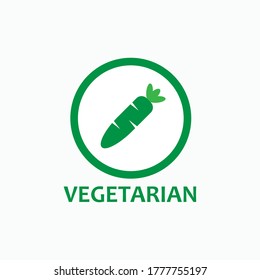 Vegetarian Signs and Symbol - Vector.