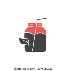 Vegetarian Smoothie Fruit Drink icons  symbol vector elements for infographic web