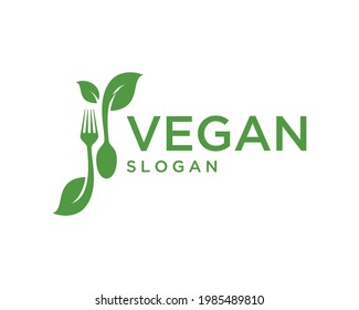 plantilla de vector simple de diseño vegetariano , vegano
