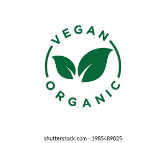 vegetarian , vegan design simple vector template