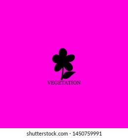 vegetation icon sign signifier vector