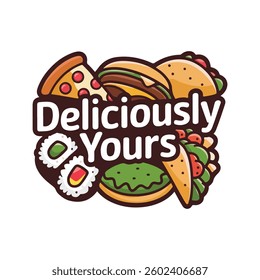 Vegetrarian logo food icon vector art.