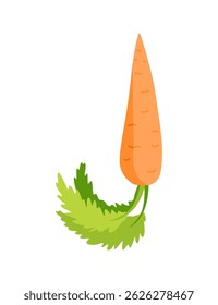Alfabeto vegetariano, letra inglesa A feita de vegetais frescos. Cenoura. Conceito de decoração para livros, menus ou lojas. Design de legenda vegetal sobre fundo branco