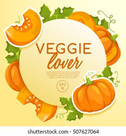 Veggie Lover Elements : Vector Illustration 