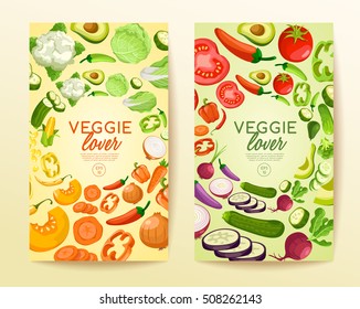 Veggie Lover Elements : Vector Illustration 